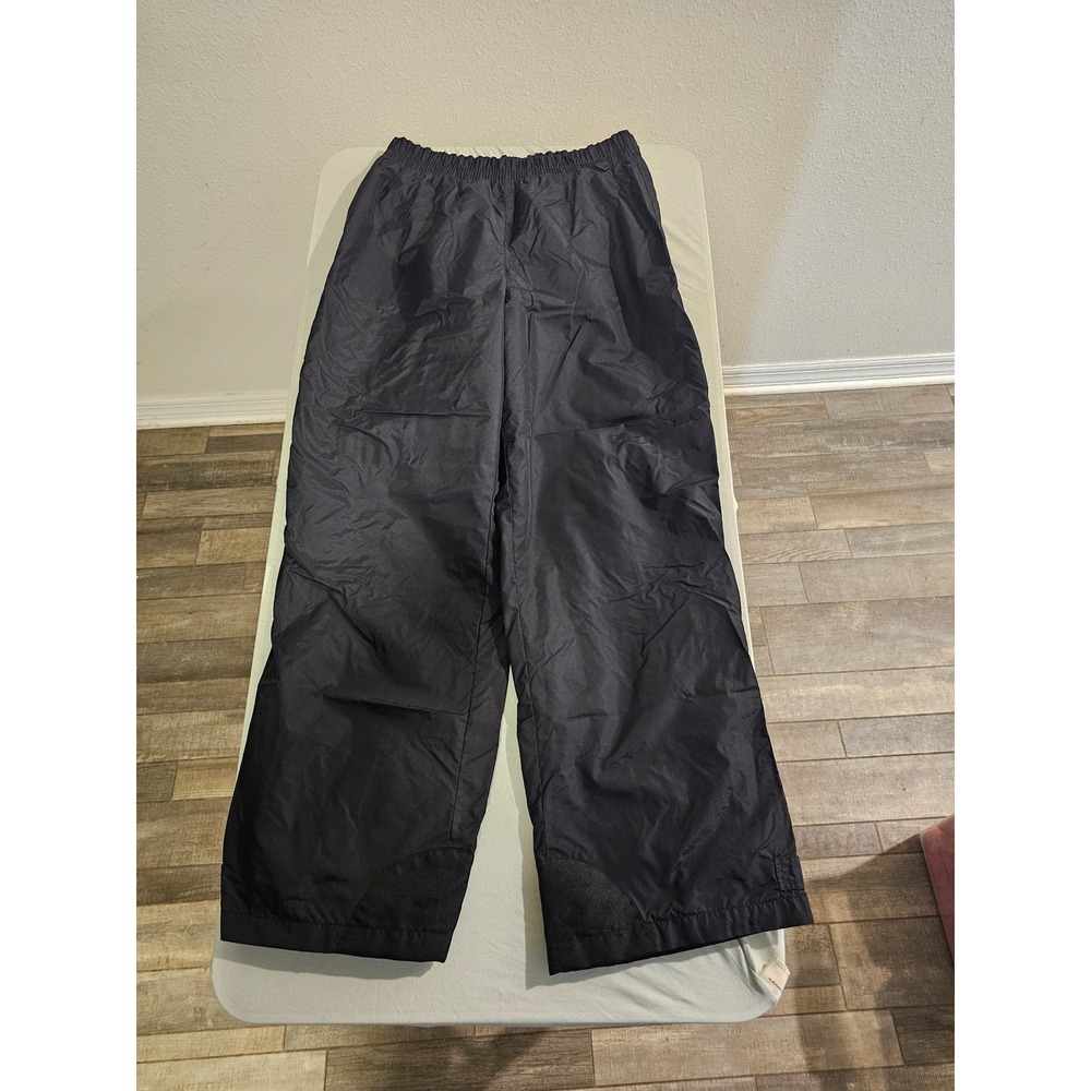 Columbia XL Black Nylon Snow Pants Insulated Winter Sport